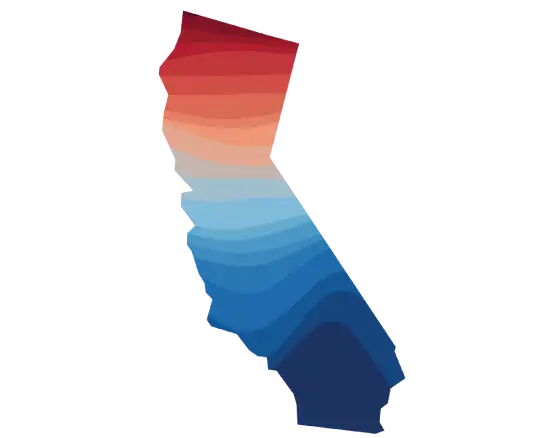 Graphic of the state of California representing Spirit Dental Insurance in California